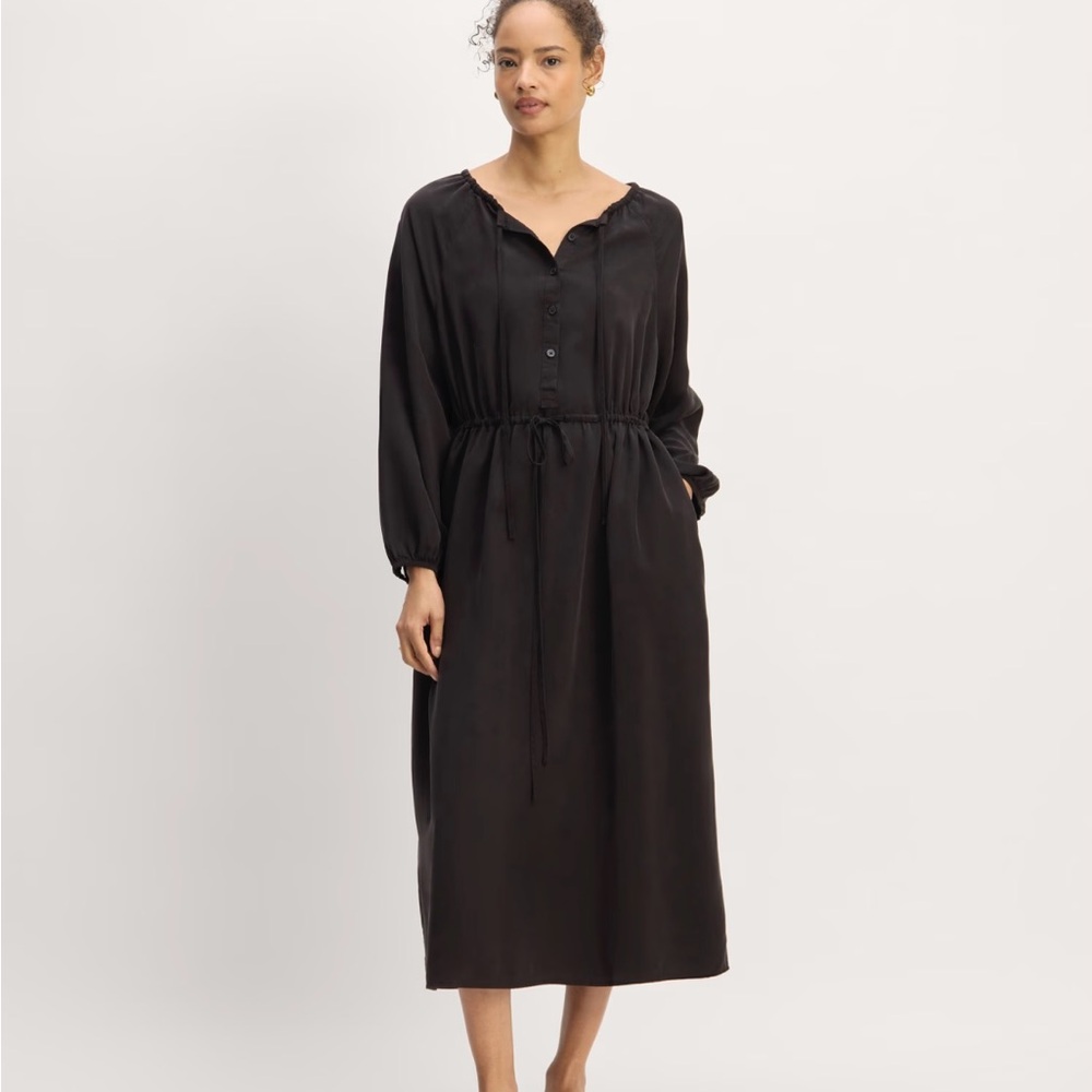 Everlane Black Midi Dress